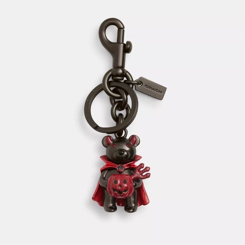 NWT‎ Coach Halloween Devil Bear Bag Charm